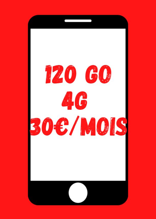 forfait 120 Go 4G SFR
