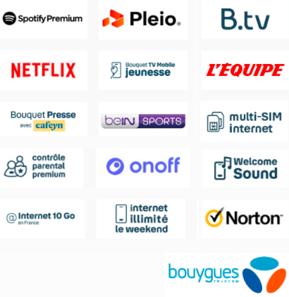 Les différentes options pour votre forfait 4G illimité Bouygues