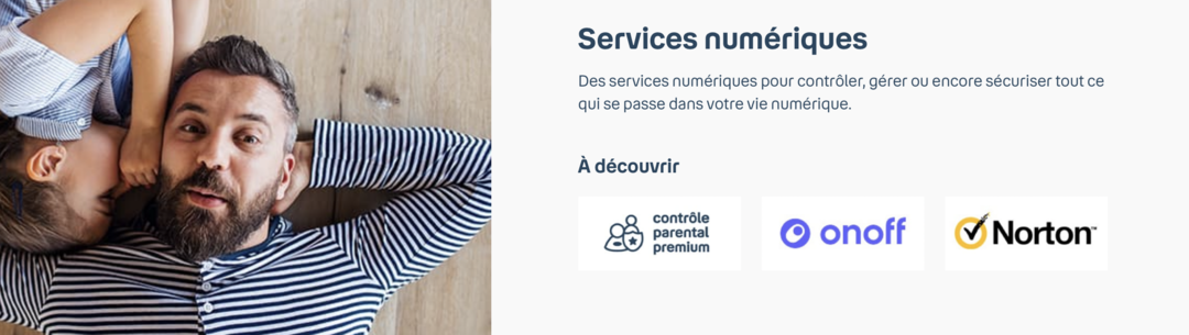 Les options liées aux services numériques de Bouygues