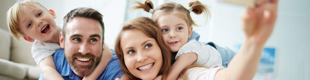 photo selfie famille