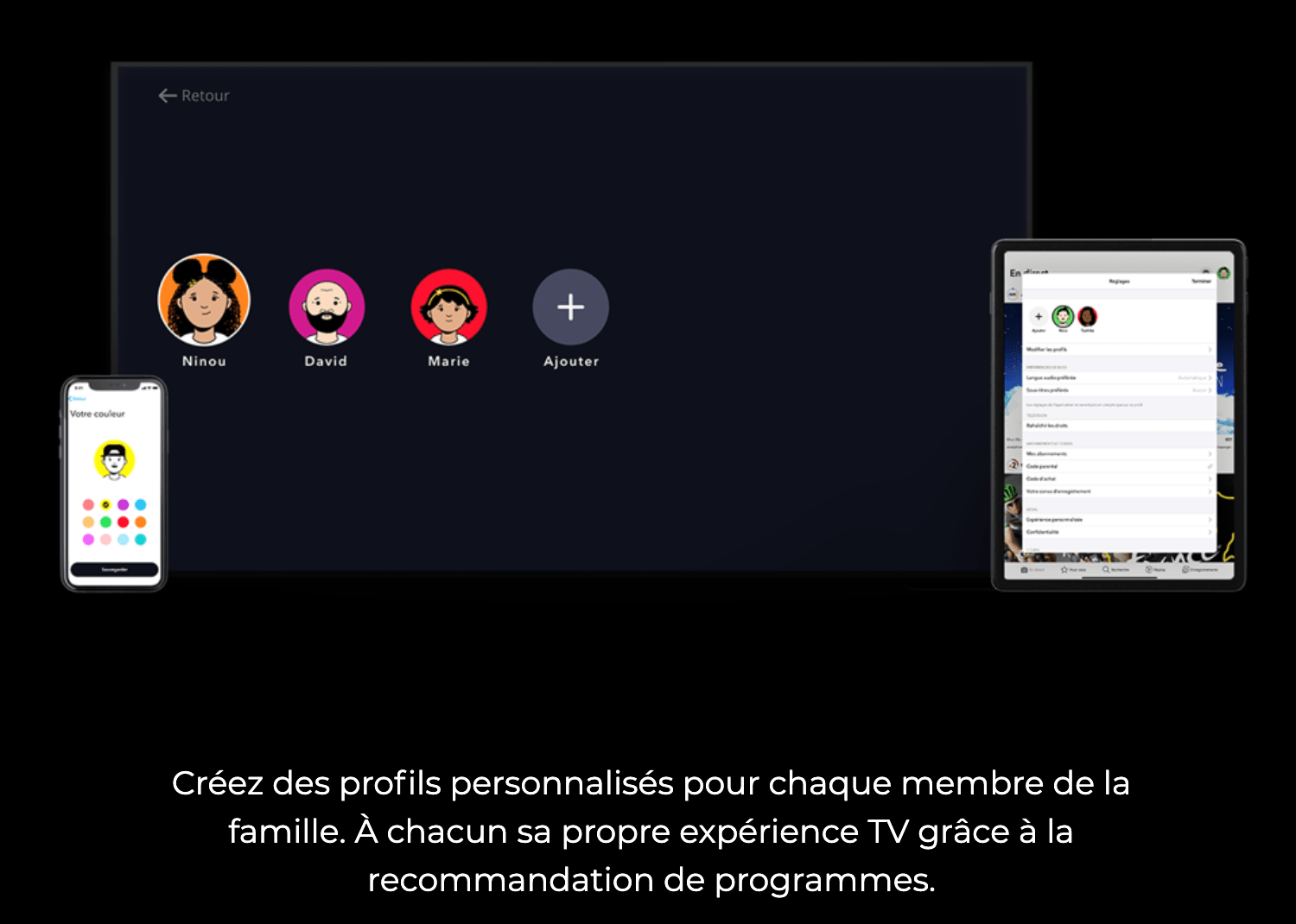 Gestion de plusieurs profils sur apple TV 4K Free
