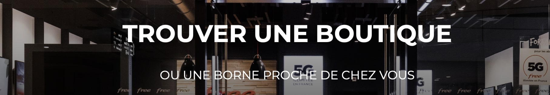 Trouver une borne Free