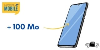 rechargement-mobile-la-poste ajouter 100 Mo en plus sur votre forfait