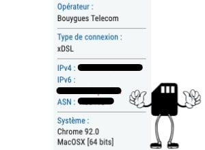 caractéristique de la box internet