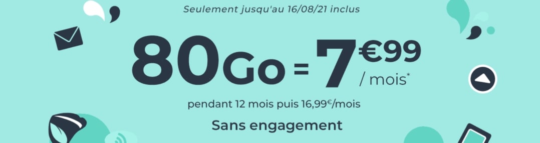 cdiscount forfait bloqué 80 Go en détail