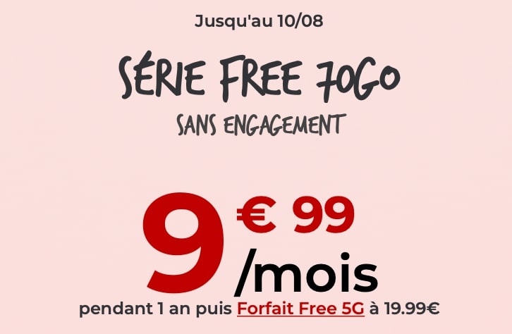 Le forfait bloqué série free