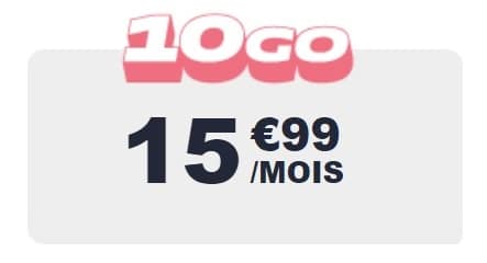 Forfait NRJ mobile woot 10 Go bis Le forfait bloqué NRJ mobile 10 Go à 15,99€ par mois