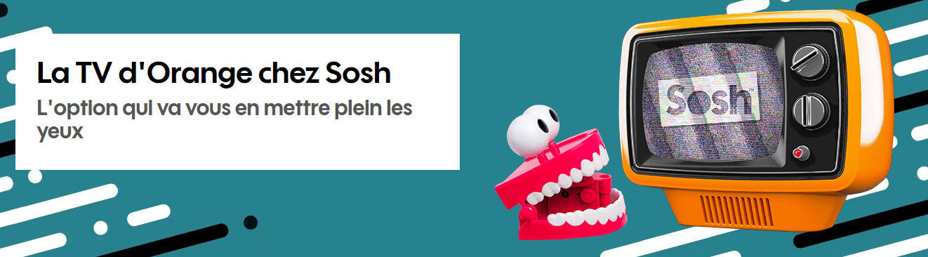 L'application TV d'Orange avec la box TV Sosh