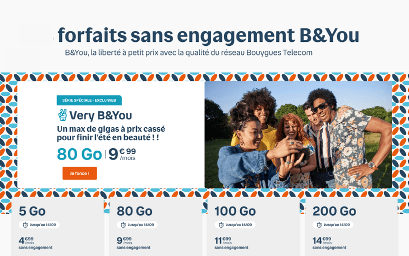 La série spéciale Very B&You est de retour jusqu’au 14/09 !