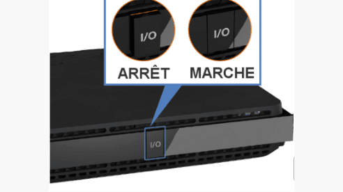 Bouton marche arrêt de la Livebox 4