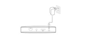 branchement-cable-alimentation branchement du câble d'alimentation de votre décodeur red