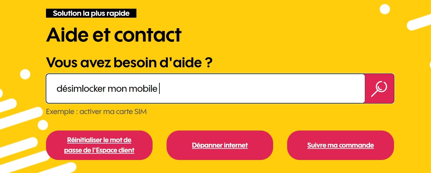 Désimlocker mobile Sosh