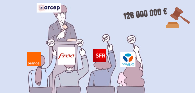 Les enchères des bandes de fréquences