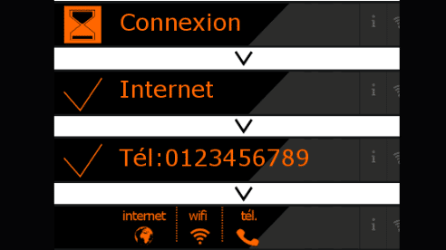 Icones de connexion de la Livebox 4