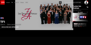 Menu tv de SFR
