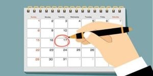 Dessin d'un calendrier