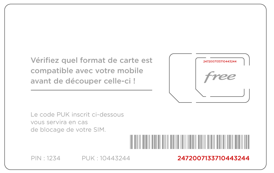 Comment activer carte SIM Free ?