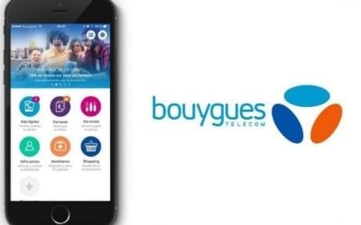 Interface de l'application Bouygues Telecom