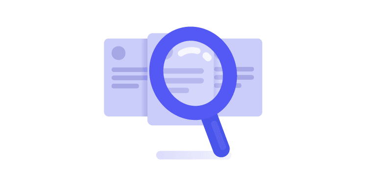 logo loupe de comparaison