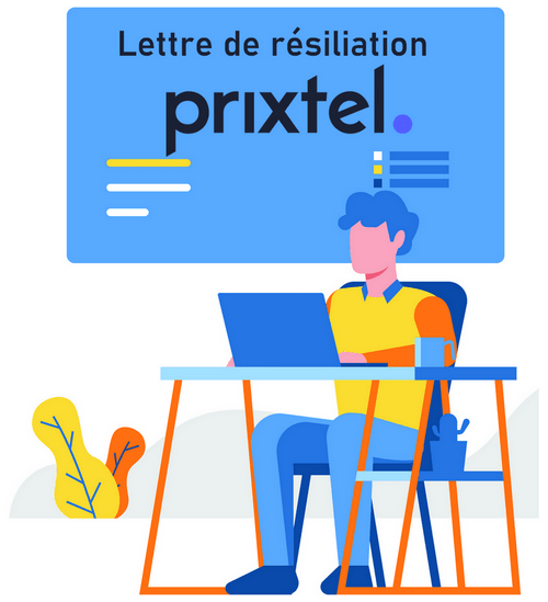 La lettre de résiliation d'un forfait Prixtel