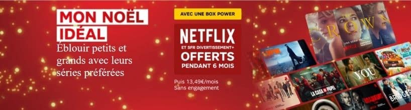 Noel idéal SFR Netflix Le noël idéal avec Netflix chez SFR
