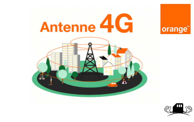Antenne 4G de l'opérateur Orange