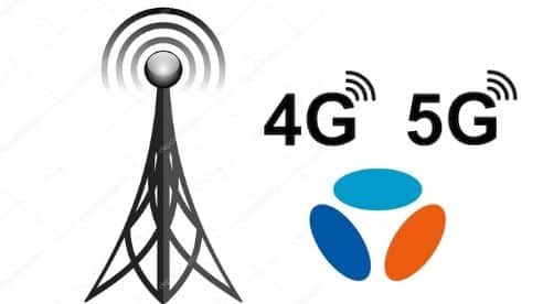 antennes 4G et 5G pour la couverture réseau Bouygues