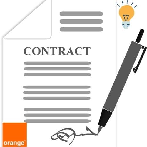Connaître sa date de fin d'engagement mobile chez Orange
