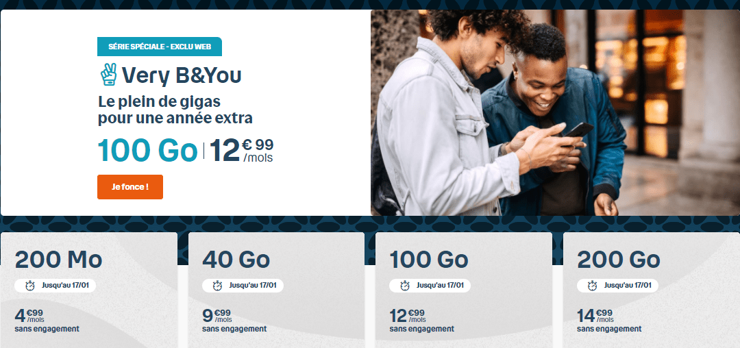 Les promos de Bouygues : le retour de la série spéciale Very B&You !