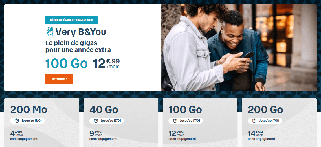Les promos de Bouygues : le retour de la série spéciale Very B&You !