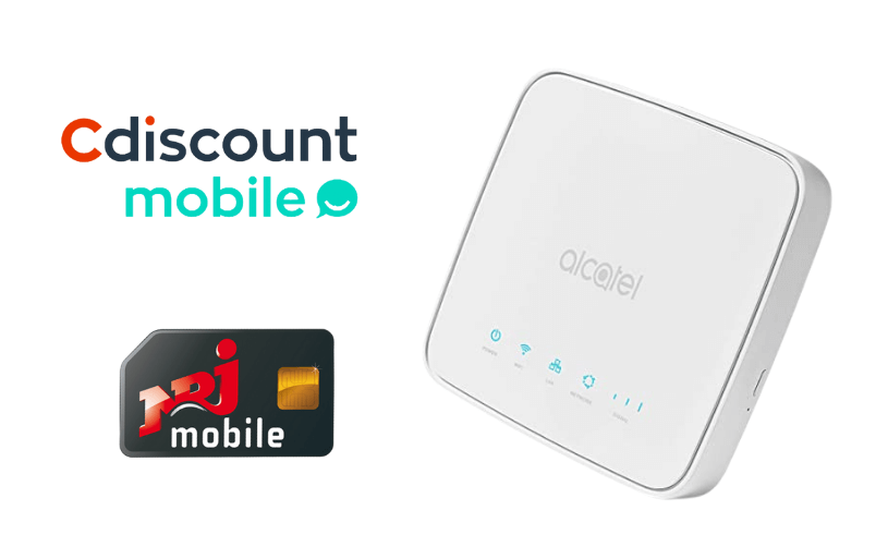 Box 4G Cdiscount Mobile en partenariat avec NRJ Mobile