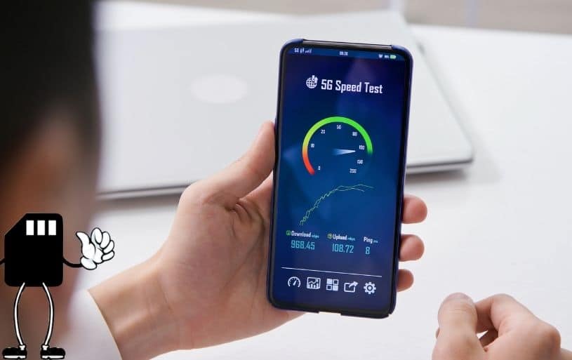 Test débit 4g et 5g