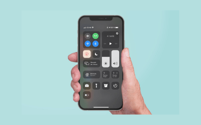 Activer son partage de connexion depuis le centre de contrôle de l'iPhone