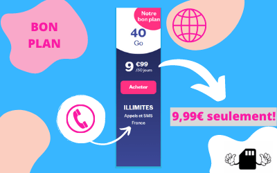 Lebara : 40 gigas à 9,99€