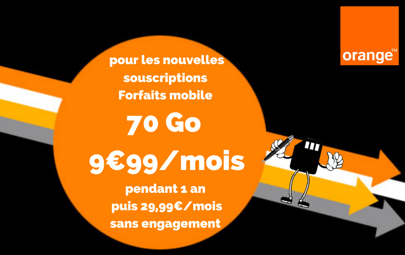 Exceptionnel : le forfait Orange 70 Go est en promotion à 9,99€ seulement !