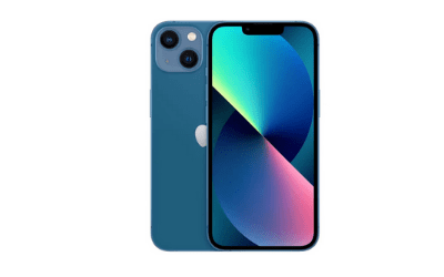 Iphone 13 bleu en promotion lors des 5 jours 5G d'Orange