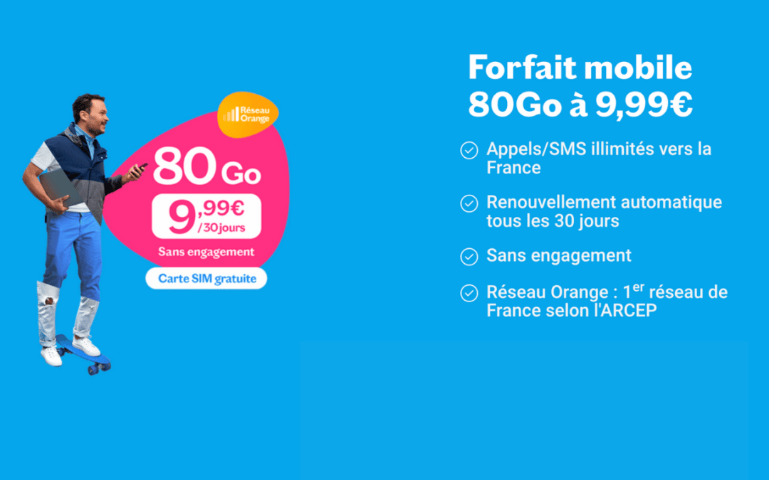 Promo Lebara : profitez de bons plans comme le forfait 80 Go sur le réseau Orange