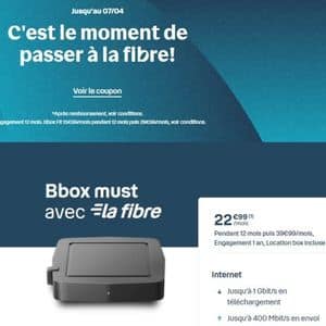 Souscrire à la Bbox Must via le site internet de Bouygues