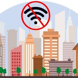 Problèmes de connexion internet dans une ville