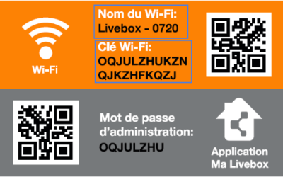 Où trouver la clé Wifi de son réseau Wifi Orange ?