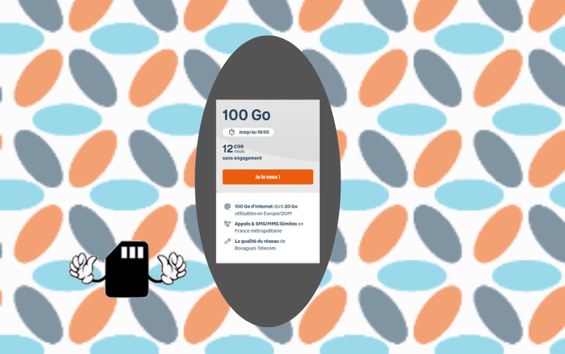 Les offres Very B&You sont de retour : 100 Go à moins de 13€ !
