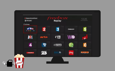Accéder au service Freebox replay sur sa télévision
