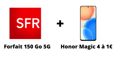 Honor Magic 4 Lite avec forfait SFR