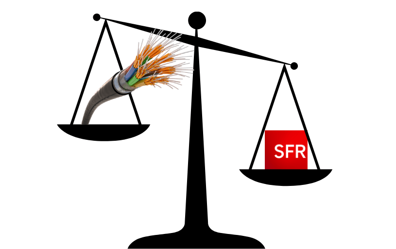 Litige judiciaire avec SFR concernant la fibre optique