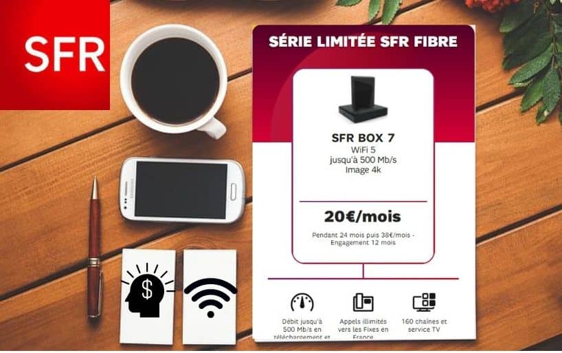 SFR gâte ses utilisateurs avec la fibre à 20€/mois pendant 2 ans