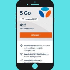 Le forfait 5Go de B&You