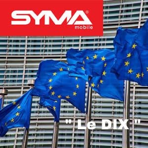 Forfaits internationaux : le "DIX" de Syma Mobile