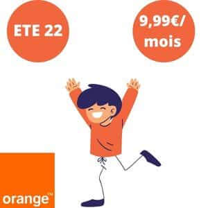 Le Forfait à 9,99€mois avec ETE22