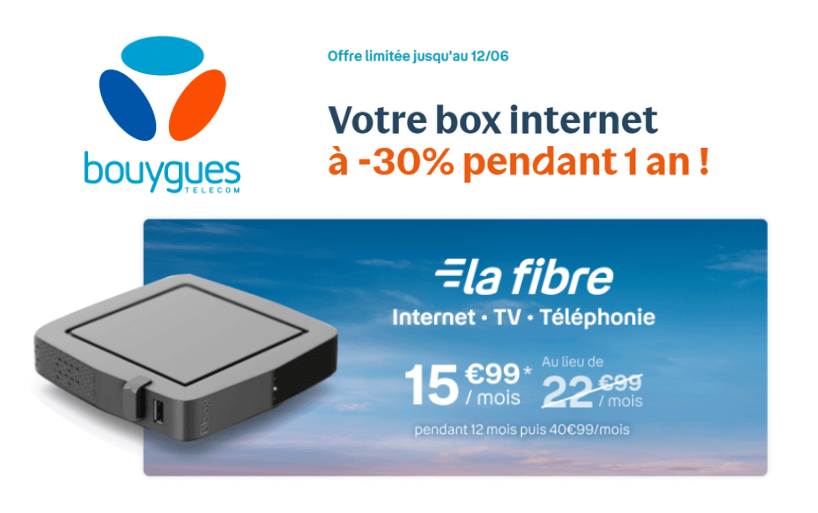 La Bbox Must en promotion jusqu’au 12 juin chez Bouygues Telecom !