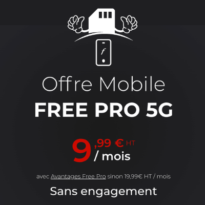 Offre mobile pro en détail de Free Pro